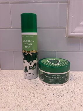 Bath & Body Works Vanilla Bean Noel Body Butter & Dry Shampoo